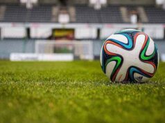 Man United skipper again boosted for first goal Soccer ball on the pitch