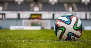 Man United skipper again boosted for first goal Soccer ball on the pitch