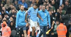 Man City confirm Rodri has injured knee ligament. Who could Man City sign to replace injured Rodri? Rodri limps off with a knee injury against Arsenal
