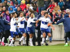 San Marino’s Historic Victory: A Moment of Triumph San Marino players cheer after scoring