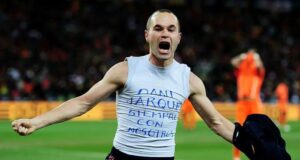 Spain and Barcelona great Andres Iniesta retires, aged 40 Andres Iniesta dedicated his winner in the 2010 World Cup final to his late friend, Dani Jarque