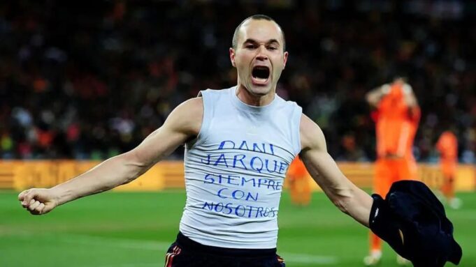 Andres Iniesta dedicated his winner in the 2010 World Cup final to his late friend, Dani Jarque