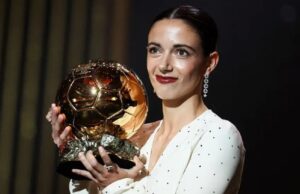 Spain and Barcelona’s Aitana Bonmati wins women’s Ballon d’Or Barcelonas Spanish midfielder Aitana Bonmati receives the Woman Ballon dOr award