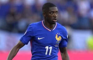 Paris St Germain maintain unbeaten Ligue 1 run with victory over 10-man Lens Ousmane Dembele’s early goal was the difference for Paris St Germain against Lens