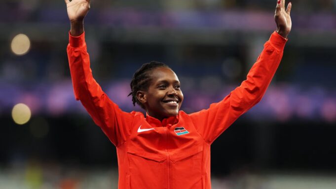 Faith Kipyegon Picture by Al Bello Getty Images 2024