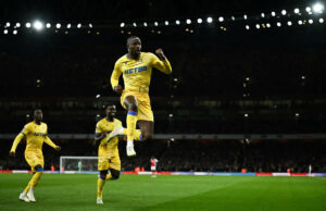 Arsenal 2-2 Crystal Palace: Match Report, Player Ratings, Mateta’s Equalizer, Highlights Jean-Philippe Mateta celebrates scoring in Arsenal 2-2 Crystal Palace