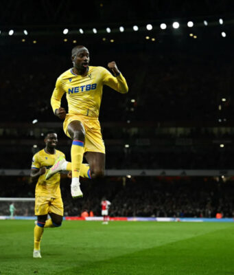 Arsenal 2-2 Crystal Palace: Match Report, Player Ratings, Mateta’s Equalizer, Highlights Jean-Philippe Mateta celebrates scoring in Arsenal 2-2 Crystal Palace