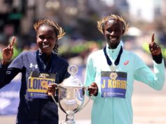 Sharon Lokedi Smashes Course Record, John Korir Dominates as Kenyans Sweep 2025 Boston Marathon Kenyan-Duo-Sharon-Lekodi-and-John-Korir-win-the-Boston-Marathon-2025
