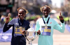 Sharon Lokedi Smashes Course Record, John Korir Dominates as Kenyans Sweep 2025 Boston Marathon Kenyan-Duo-Sharon-Lekodi-and-John-Korir-win-the-Boston-Marathon-2025